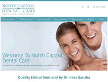 Tablet Screenshot of irinadental.com